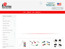 Tablet Screenshot of linrose.com